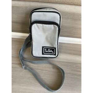 Sun Valley Vintage Style Camera Bag Gray Grey Padded Pockets With Shoulder Strap